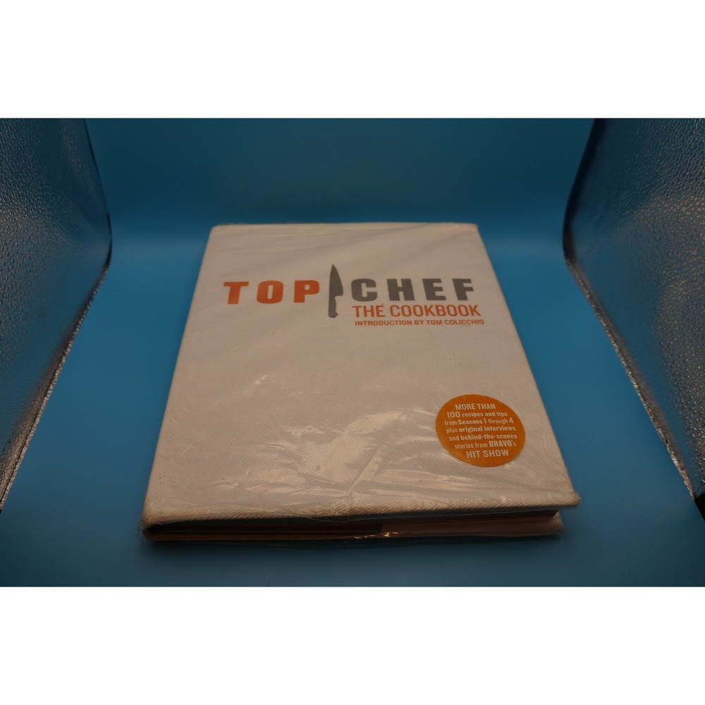 Top Chef The Cookbook Bravo TV Seasons 1-4 Tom Colicchio Hardcover Canvas Cover